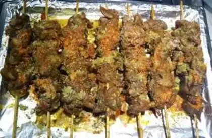 Make Spicy lamb string step 7