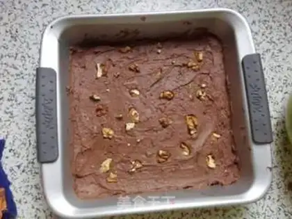 Make A walnut brownie step 6
