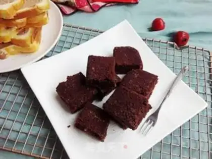 Make A walnut brownie step 7