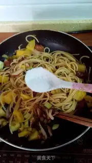 Make Pineapple chicken pasta step 14