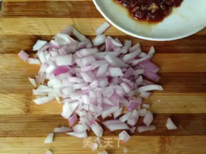 Make Beef rice step 1