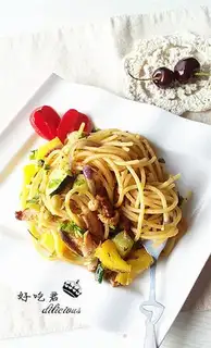 Make Pineapple chicken pasta step 17