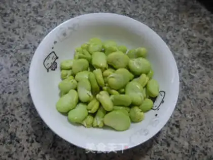 Make Scrambled beans for dolls step 1