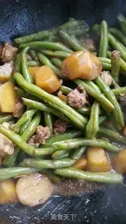 Make Homemade potato beans step 7
