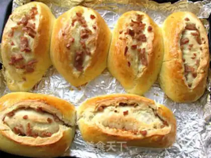 Make Red sausage bread step 11