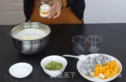 Make Butter fruit cups step 2