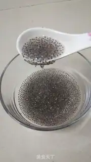 Make Chia seed soy step 1