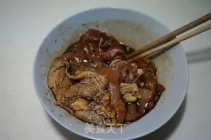 Make Vanilla and chicken-legged rice step 3