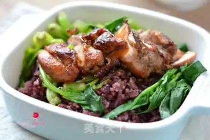 Make Vanilla and chicken-legged rice step 9