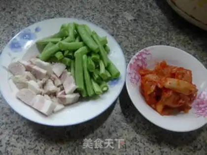 Make Five-flower pickles and beans step 0