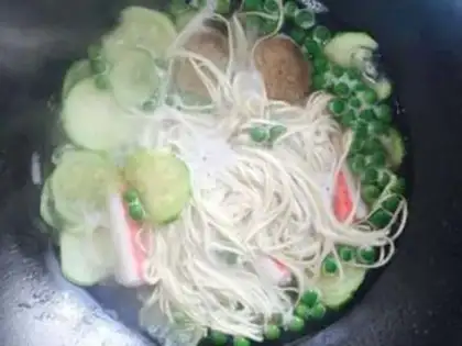 Make Peas noodles step 5