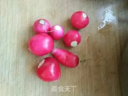 Make Sugar and radish step 1