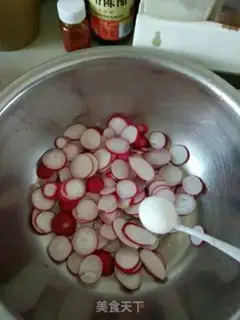 Make Sugar and radish step 2