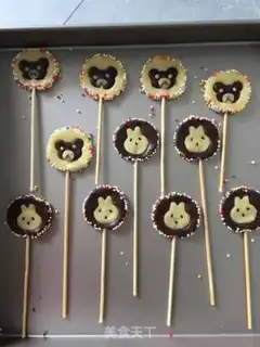 Make Lollipop cookies step 13
