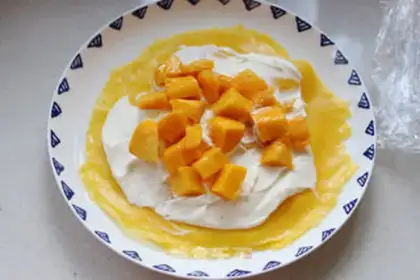 Make Mango lasagna cake step 12