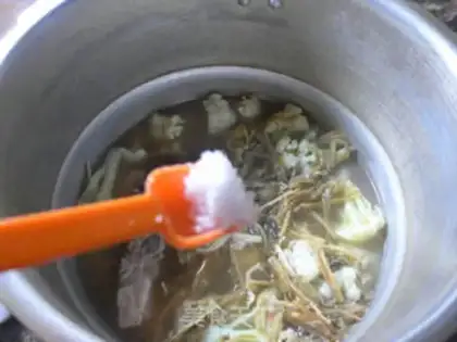 Make ♪ Scrambling bouquet soup ♪ step 6