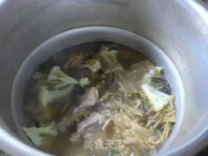 Make ♪ Scrambling bouquet soup ♪ step 8
