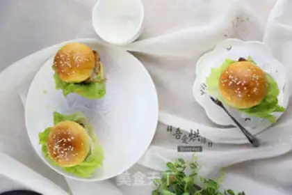 Make Mini Chicken Leg Burger step 14