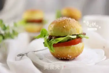 Make Mini Chicken Leg Burger step 15