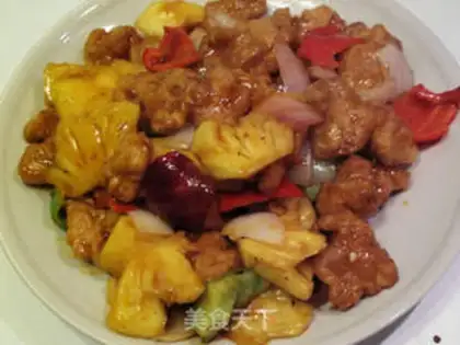 Make Old pineapple meat step 4