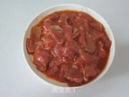 Make Sesame toothpick beef step 2