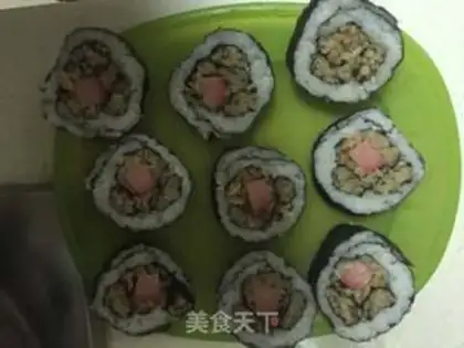 Make Dog sushi step 6