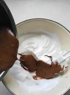 Make Chestnut cheese mousse cake step 5