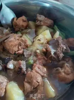 Make Chestbone and potatoes and beans step 7