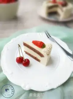 Make Chestnut cheese mousse cake step 22