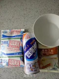 Make Almond tofu step 0