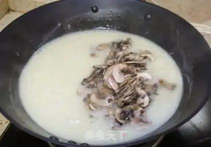 Make Mushroom rice step 7