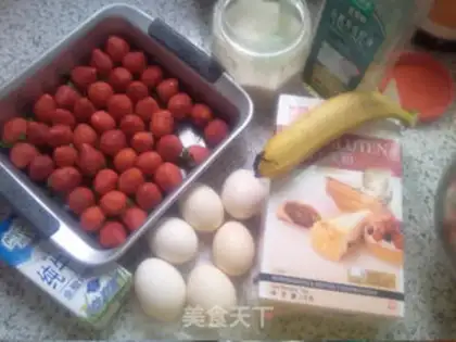 Make Strawberry cream cake step 0
