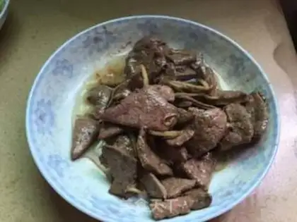 Make Pyramids, pork liver step 2