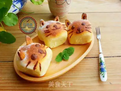 Make Squeeze cat bread step 11
