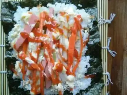 Make Sushi crotch step 4