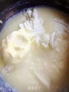 Make Sakura cheesecake step 3