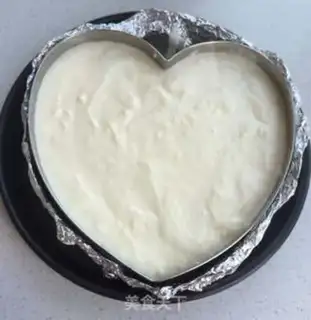 Make Sakura cheesecake step 5