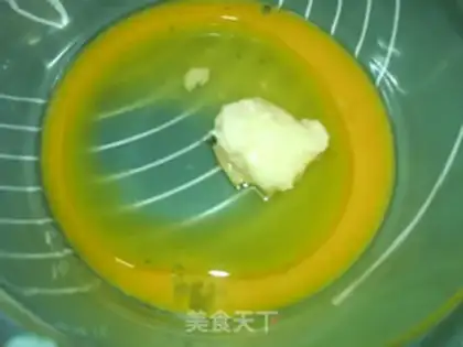 Make Sesame peaches step 1