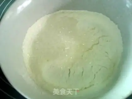 Make Sesame peaches step 4