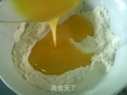 Make Sesame peaches step 5