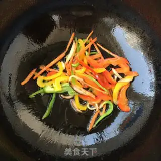Make Five-colored chicken silk step 6