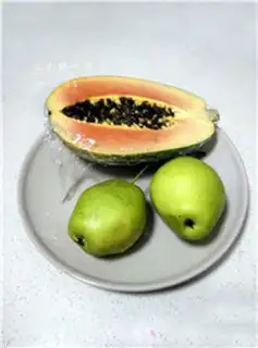 Make A papaya yogurt shake step 0
