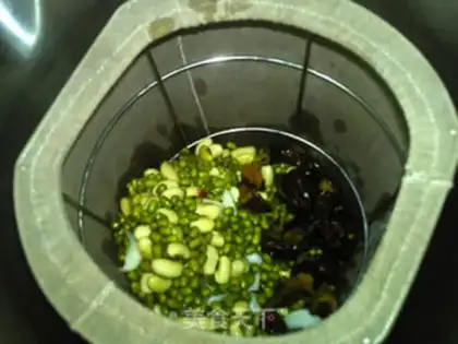 Make "Red-tree green bean soy sauce." step 5