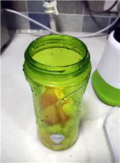 Make A papaya yogurt shake step 2