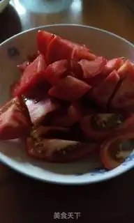 Make Tomato burns fish tails step 2