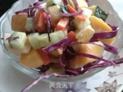 Make Rainbow salad step 2