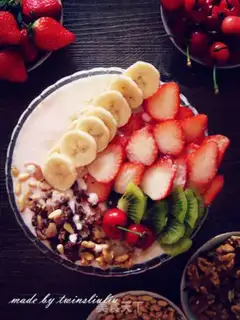 Make Homemade rainbow yogurt step 7