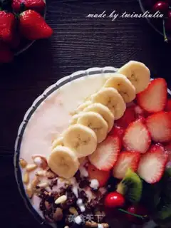Make Homemade rainbow yogurt step 8