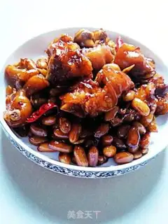 Make Burning peanut rice hoofs step 6