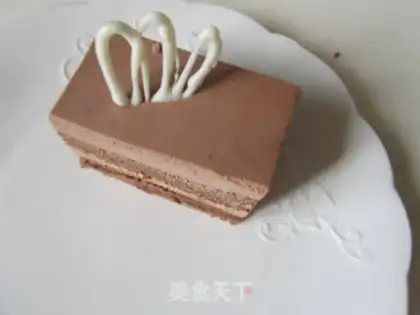 Make Coffee mousse cake step 30